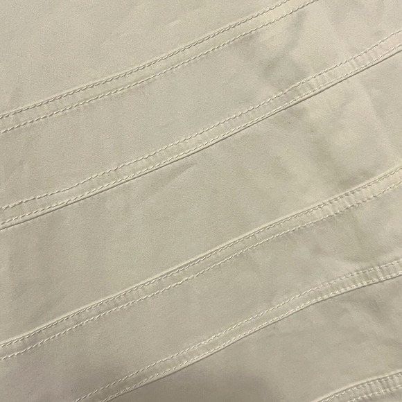 Calvin Klein A-Line Dress Womens 6 White Sleeveless Back Zip Fit & Flare Casual - Picture 2 of 6